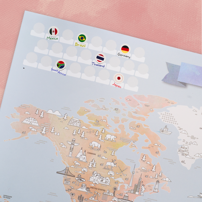 WORLD MAP - discover and make it yours