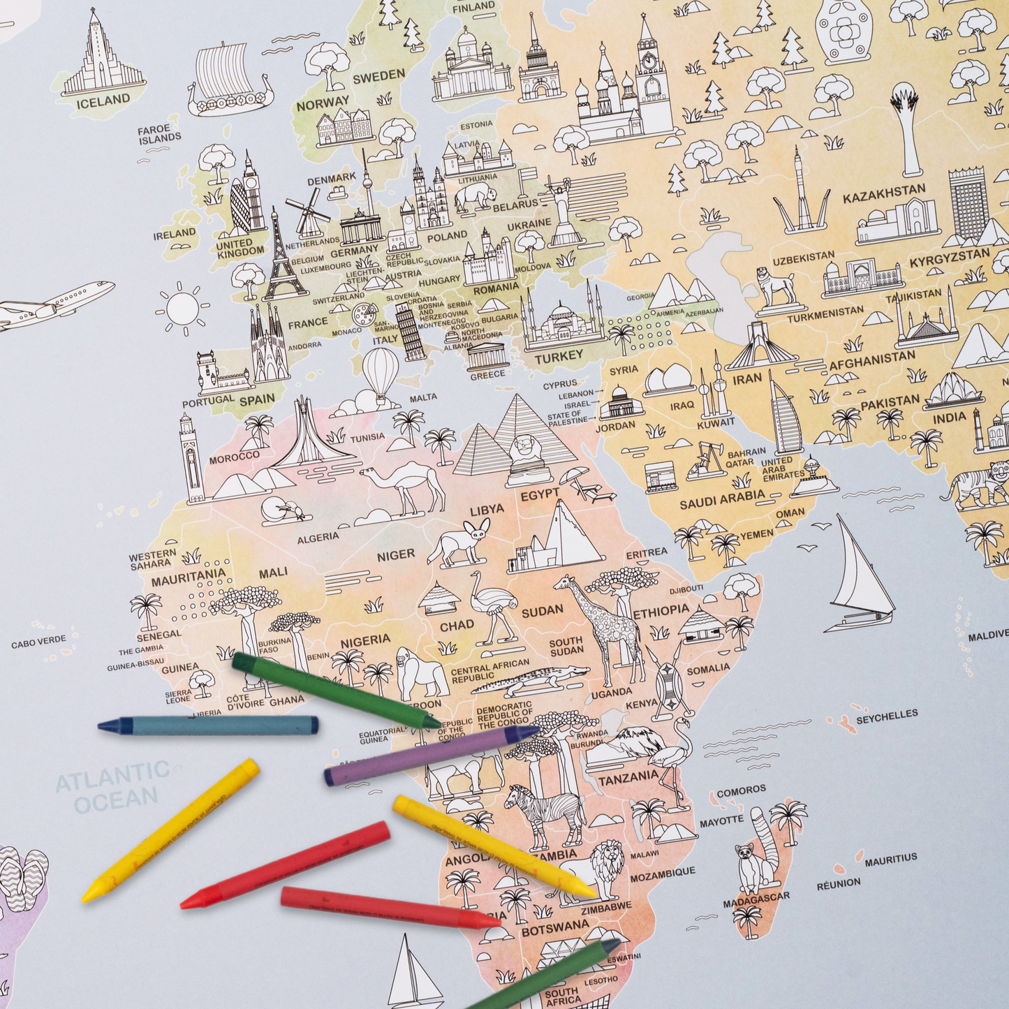 WORLD MAP - discover and make it yours