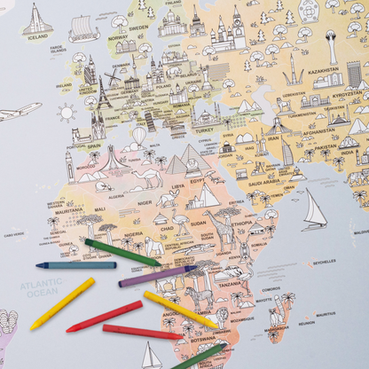 WORLD MAP - discover and make it yours