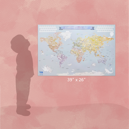 WORLD MAP - discover and make it yours
