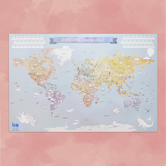 WORLD MAP - discover and make it yours